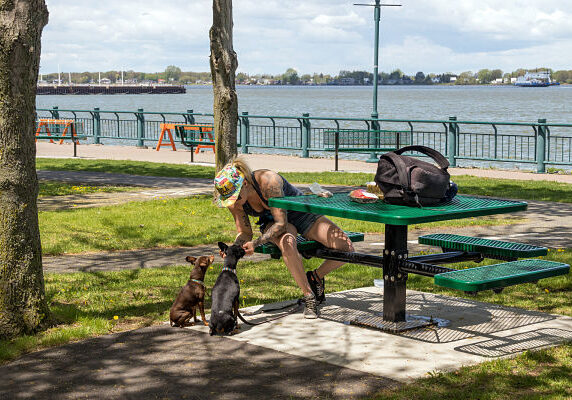 Picnic bench