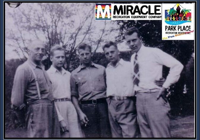 Miracle Whirl creator John Ahrens (left)